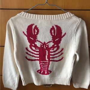 Betsy Johnson Vintage Lobster Cardigan
